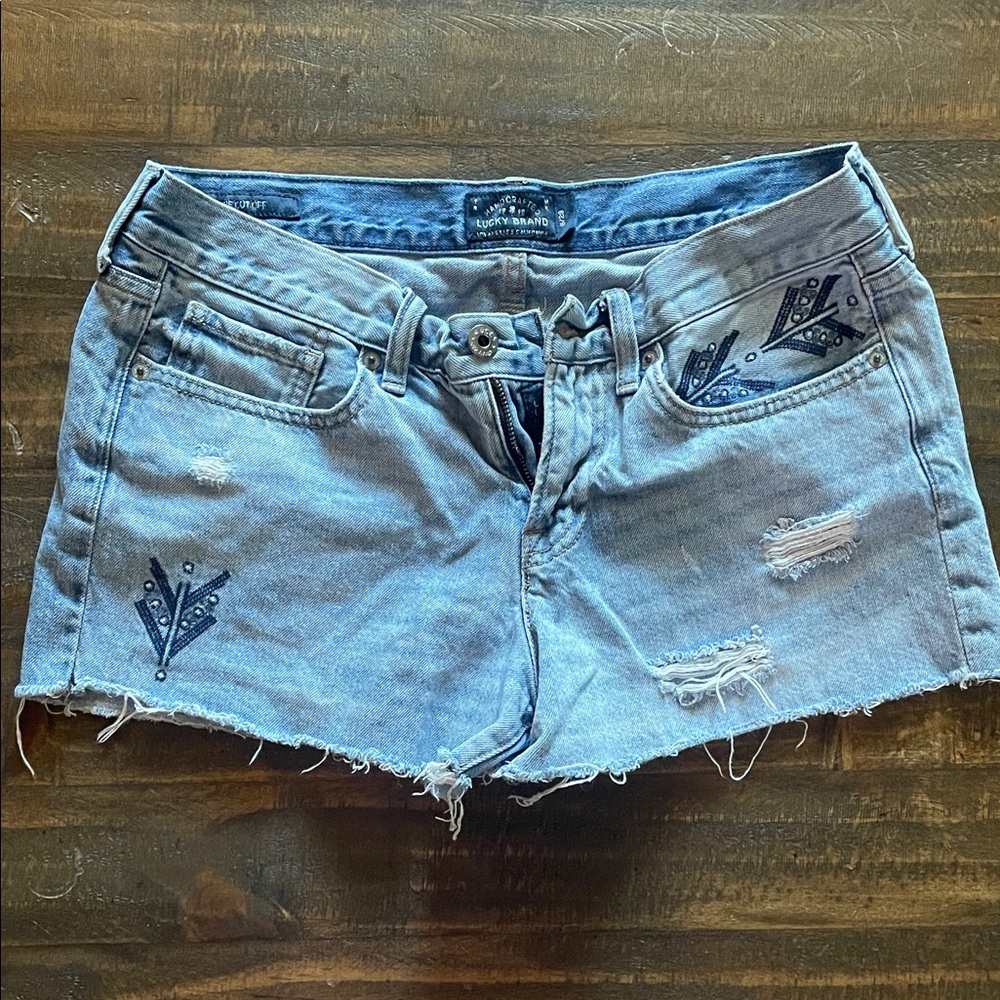 Lucky Brand Light Blue Jean Shorts
